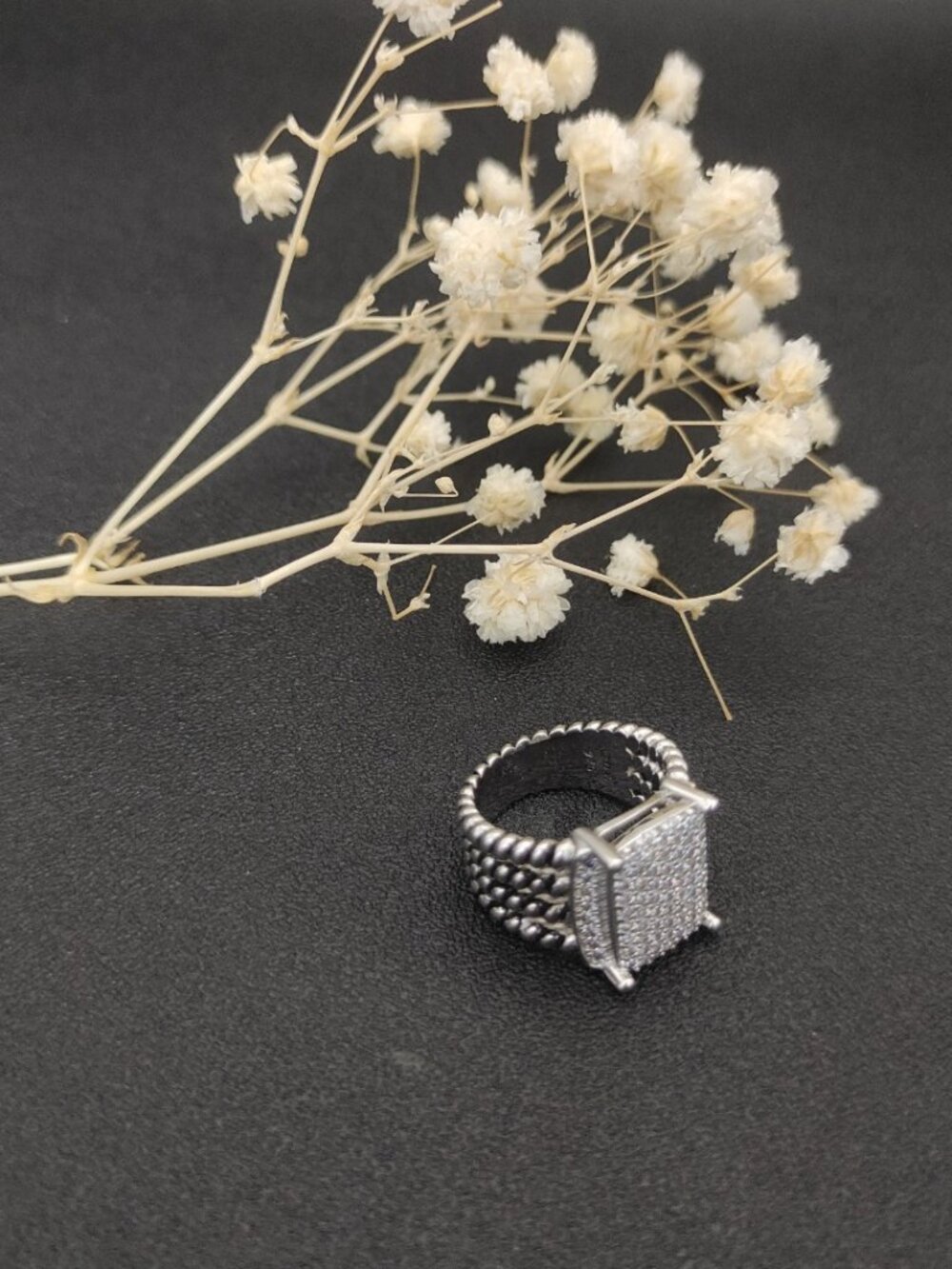 David Yurman 925 Silver Ring with Original Pouch